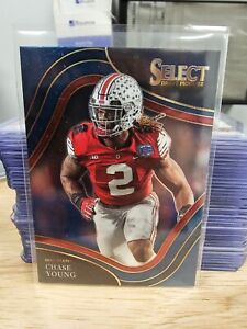 New Listing2022 Panini Select Draft Picks Chase Young Blue #174 Ohio State
