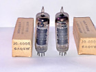 New ListingGE 6AQ5 6005 JAN Mil-Spec Tubes, Matched Pair, NOS/NIB Tested, Matched Codes
