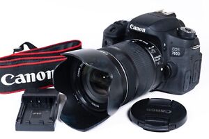 Canon EOS 760D 24.2MP Digital SLR Camera Kit & 18-135mm STM Auto Focus Zoom Lens