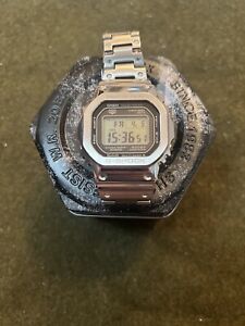 Casio Digital Men's Watch Full Metal G-SHOCK GMW-B5000D-1CR - Silver