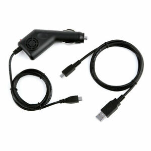 Car Power Charger Adapter+USB Cord For Cobra 6500 PRO HD 8000 PRO HD 8200 PRO HD