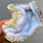 363g Natural Rough blue lace Agate chalcedony Healing Reiki Stone mineral