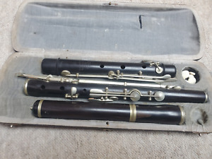 Nice old  wooden flute 