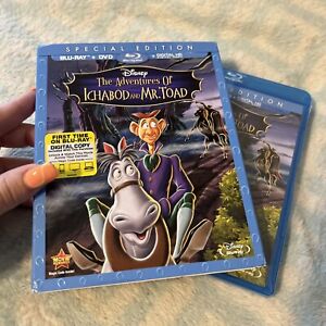Disney The Adventures of Ichabod and Mr. Toad Blu-ray DVD 2-Disc Set NEW w/ Slip