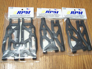 RPM 81482 Front 81402 Rear Black A-Arms 6s Arrma Kraton Outcast Notorious V1-V4