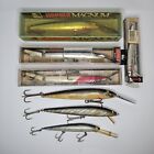 Vintage Rapala Lures Lot Rapala Silver/Magnum 8 In. Baits Cotton Cordell & More