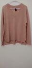 New Magaschoni 100% Cashmere sweater long sleeve V neck Size L  NWOT