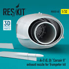1/32 Reskit A-7 (E, D) Corsair II exhaust nozzle for Trumpeter kit