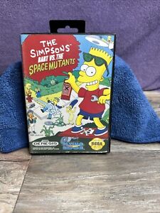 The Simpsons Bart vs. The Space Mutants Sega Genesis Not Tested