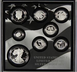 2020 United States U.S. Mint Limited Edition Silver Proof Set Eagle COA