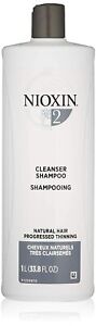 NIOXIN System 2 Hair Thickening Cleanser Shampoo 33.8oz / Liter