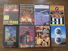 8 MUSIC DVD LOT; KISS, ROLLING STONES, PINK FLOYD, etc. ROCK. Music & Concerts.