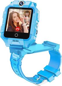 4G Smart Watch for Kids 360° Rotation Screen Dual Camera GPS Tracker Video Call