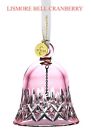 Waterford Lismore Bell Cranberry 2021 Ornament Limited Edition New In Box
