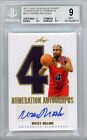 2011 Leaf Legends of Sport HOF Moses Malone 4/4 BGS 9 Auto 10 Pop 1