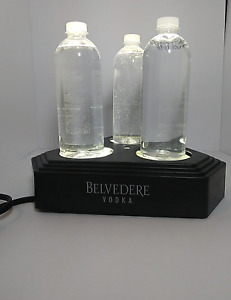Belvedere Vodka Light Display And Two T Shirts 100% Soft Cotton Black Sizes XL