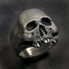 Mens Heavy Gold Silver Skull Ring Gothic Punk Biker Rings Hip Hop Jewelry Lots