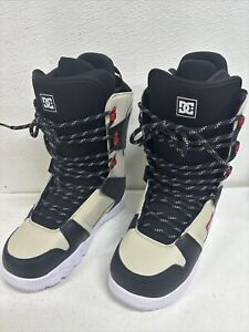 DC Phase Snowboard Boots 2020 Mens Size 8.5 Black White Gray Red #2G3