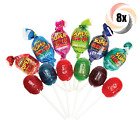 8x Pops Charms Assorted Flavor Super Blow Pop Lollipops Candy | 1.13oz