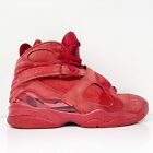 Nike Womens Air Jordan 8 AQ2449-614 Red Basketball Shoes Sneakers Size 7.5