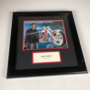 Kasey Kahne Chopper Signed Autograph COA Framed Matted First Edition Racing 2009