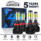 For Subaru XV Crosstrek Sport Utility 2013-2015 Car LED Headlight High Low Bulbs