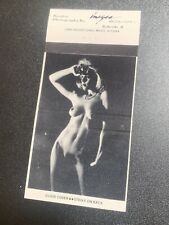 Vintage Girlie Matchbook - Beautiful Topless Girl Pinup