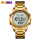 SKMEI LED Display Watches Qibla Time Reminder Watch Calendar Digital Wristwatch