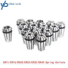 ER11/ER16/ER20/ER25/ER32/ER40 Spring Collet Set For CNC Milling Lathe Machine US