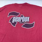 GEARBOX RACING PRODUCTS MOTOCROSS RACECAR MOTORCYCLE TEE T SHIRT Mens L Red