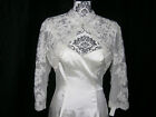 Alfred Angelo Wedding Dress Bridal Accessory 12 Shrug Bolero Ivory Lace $129 NWT