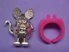 1960s Ed Roth Gold Rat fink with Pink ring.New old stock.mint. Very Rare