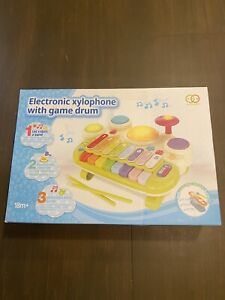 Kids Goodway Electric Xylophone With Game Drum