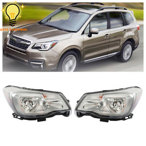 For 2017-2018 Subaru Forester Headlights Headlamps  Assembly Driver&Right Side (For: More than one vehicle)