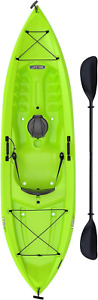 Tioga Sit-On-Top Kayak with Paddle, Lime, 120