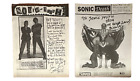 Vtg og 1992 Sonic YOUTH 90s fanzine lot sebadoh nirvana sonic death #1 &#2 NOS