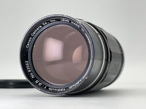 [Near MINT] Canon 135mm f/3.5 MF Lens LTM L39 Leica Screw Mount From JAPAN