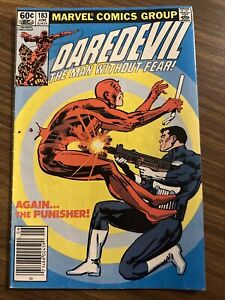 Daredevil 183 Marvel Comics 1982 1st Daredevil vs Punisher Newsstand Edition