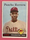 1958 Topps # 433 Pancho Herrera Rookie Philadelphia Phillies VG A22