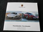 2012 Porsche Press Kit CD Brochure 911 Carrera 991 S & Panamera GTS EN DE FR ES