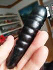 Natural black obsidian Massage stick crystal Stone wand Healing - 112.27g