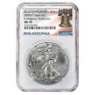 2020 (P) $1 American Silver Eagle NGC MS70 Emergency Production Liberty Bell ...