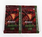 Magic the Gathering Brother's War Collector Booster Packs Lot of 2 MTG SEALED