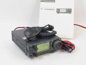 New ListingIcom IC-706MKIIG Mobile Ham Radio Transceiver + Manual + DC Power (US version)