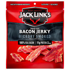 Bacon Jerky, Hickory Smoked, 2.5 Oz. Bag - Flavorful Ready to Eat Meat Snack wit