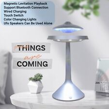 UFO Magnetic Levitating 3D Floating Bluetooth Speaker LED wired Table Lamp
