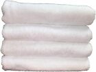 LOT of 12 Bath Sheet Towels White 100% Cotton Super Soft 500 GSM 30x60 Wholesale