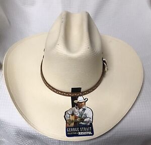 Resistol GEORGE STRAIT 10X Shantung Panama  Cowboy Hat Men's 6 3/4 With tags