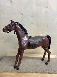 Vintage 1970S Louis Marx Jointed Mattel Plastic Horse