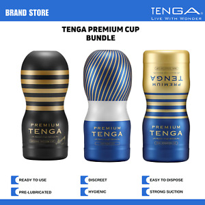 TENGA Premium Disposable Pre Lubricated Male Masturbator/Stroker Cup Bundle NWT